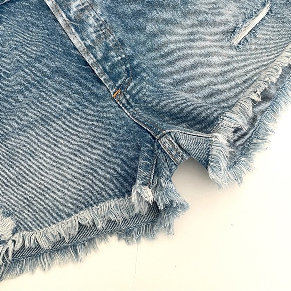 Denim Forum The Ex Boyfriend High Rise Shorts from Aritzia - Picture 6 of 10